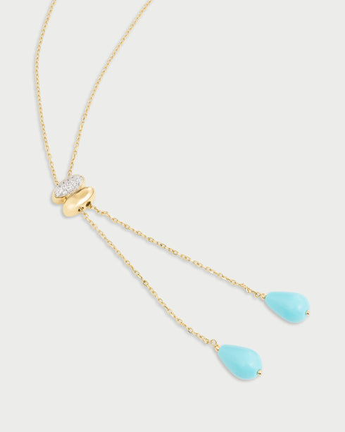 COLLANA STATEMENT SALISCENDI TURCHESE GRZ029M3TAU